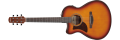 Ibanez AAM50LCE Open Pore Light Brown Sunburst Top, Natural Open Pore Back and Sides