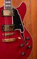 D'Angelico Excel DC Stopbar Trans Cherry