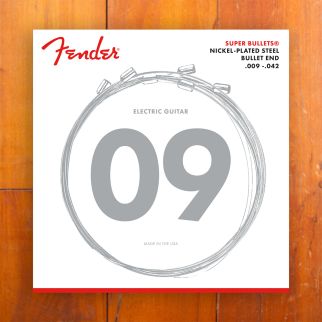 Fender Super Bullet, Nickel Plated Steel, Gauges .009-.042