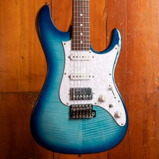 Ibanez AZ22S1F Transparent Turquoise Burst