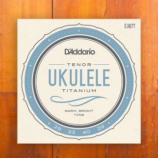 D'Addario EJ87T Titanium Ukulele Strings, Tenor