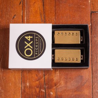 OX4 Pickups Humbucker Set Gold