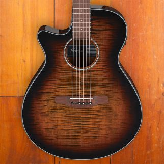 Ibanez AEG70L Tiger Burst High Gloss, Natural High Gloss Back and Sides