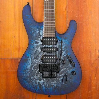 Ibanez S770 Cosmic Blue Frozen Matte