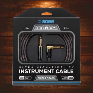 BOSS Premium Instrument Cable 5,5 meter angled BIC-P18A 