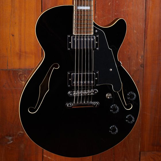 D'Angelico Premier SS Semi-Hollow-Body Black