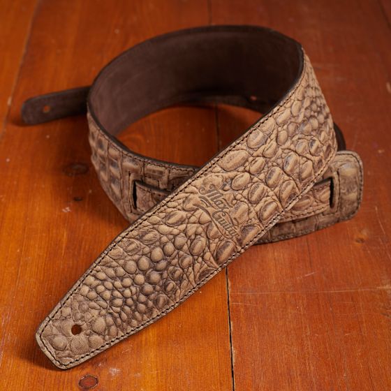 Max Guitar Fatstrap, Alligator Cuero