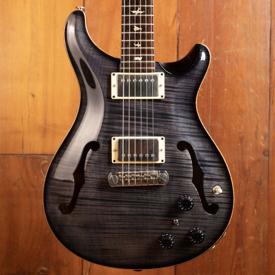 PRS Hollowbody II Charcoal Burst Piezo - Ten Top