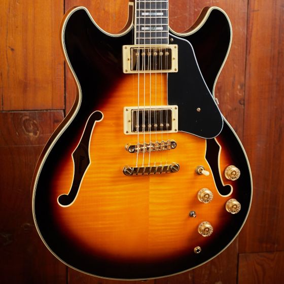 Ibanez JSM10 Vintage Yellow Sunburst John Scofield signature