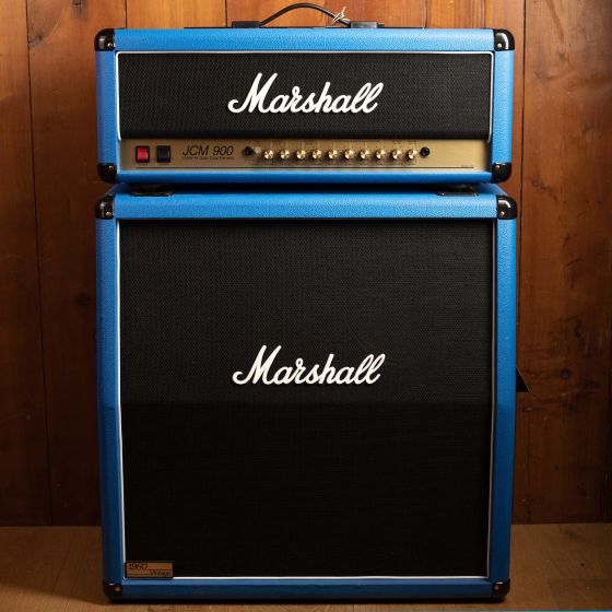 Marshall Design Store JCM900 4100 Head + 1960AV Cabinet - Blue