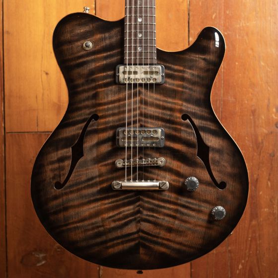 Nik Huber Rietbergen Charcoal Burst - Exceptional Flamed Redwood Top