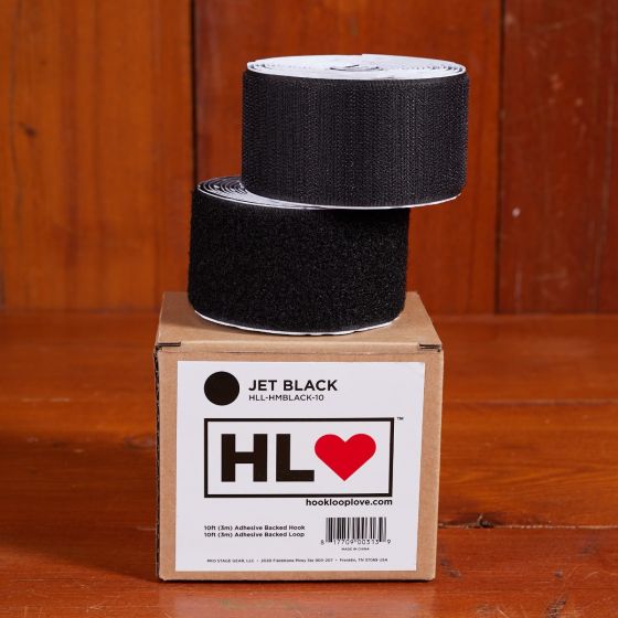 Pedaltrain 10" of Hook Loop Love. Jet Black
