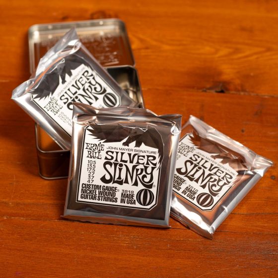 Ernie Ball John Mayer Silver Slinky 3-Pack