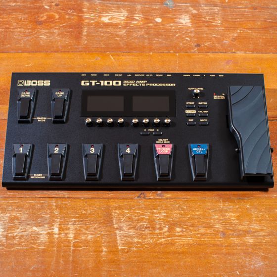 BOSS GT-100 Guitar COSM Amp & Multi Effects Processor