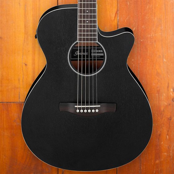 Ibanez AEG7MH Weathered Black Open Pore