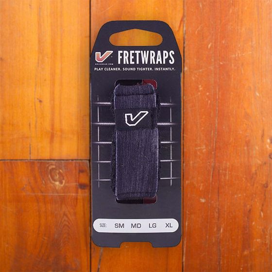 FretWraps Wood 'Ebony' String Muters 1-Pack (Medium)