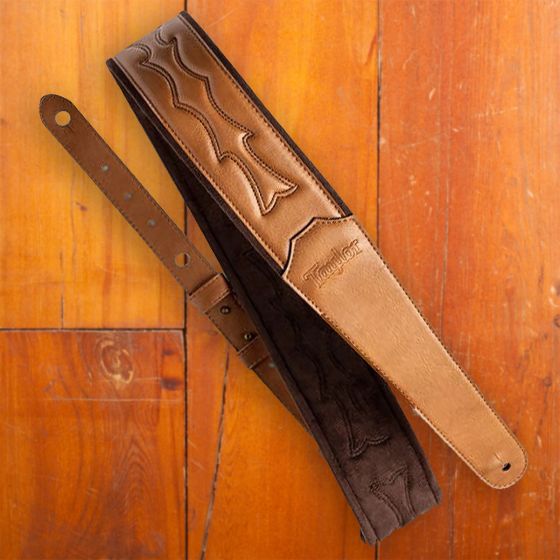 Taylor Vegan Leather Strap, Tan w/Stitching