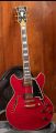 D'Angelico Excel DC Stopbar Trans Cherry