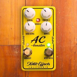 xotic AC Booster イエロー Xotic AC Booster Pedal | Sweetwater