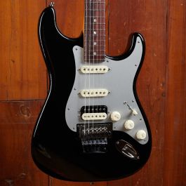 Fender American Ultra Luxe Stratocaster Floyd Rose, Rosewood Fingerboard,  Mystic Black – Max Guitar