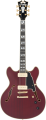 D'Angelico, Deluxe DC, Satin Trans Wine, P90s