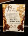 Teye Gypsy Queen, dark brown finish with Bomber queen artwork