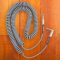 Fender Contour 30' Coiled Cable, Inca Silver
