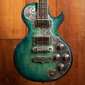 Teye Fox, Aquamarine finish with aluminum backplate