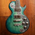 Teye Fox, Aquamarine finish with aluminum backplate