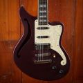 Dâ€™Angelico Deluxe Bedford SH LTD Ebony Fingerboard Matte Wine
