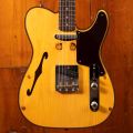 Fender CS Artisan Knotty Pine Tele Thinline AAA RW Aged Natural