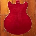 D'Angelico Excel DC Stopbar Trans Cherry