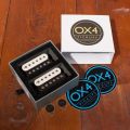 OX4 Humbucker Set Low Output, Aged, Zebra