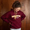 Max Guitar Varsity Hoodie, Bordeaux, Size XL