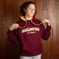 Max Guitar Varsity Hoodie, Bordeaux, Size M