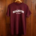 Max Guitar Varsity T-shirt, Bordeaux, Size M