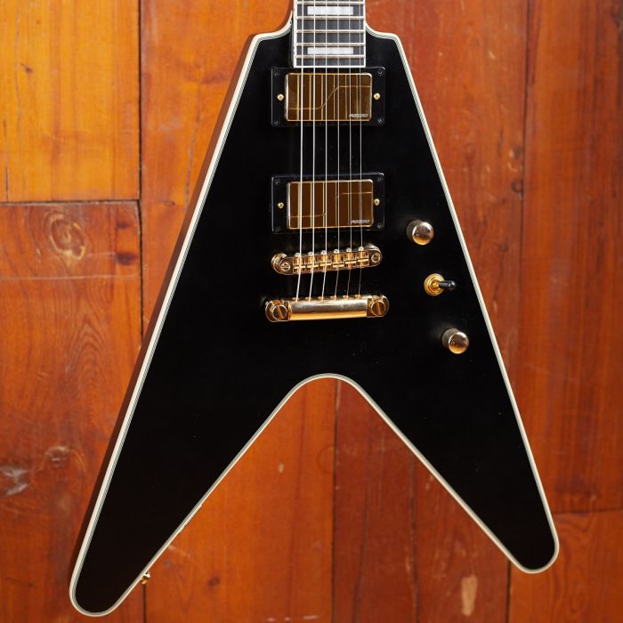 Epiphone flying v prophecy deals black aged gloss