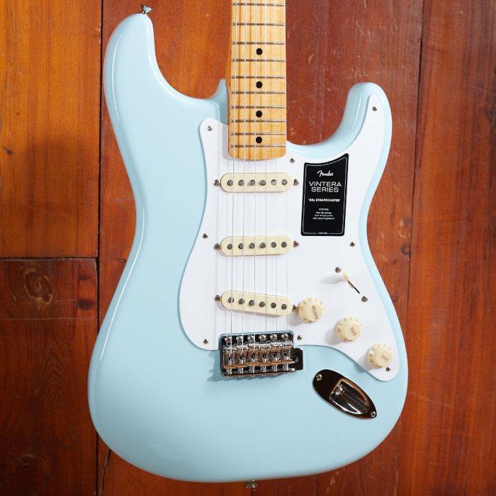 Fender Vintera 1950s Stratocaster, Sonic Blue – Max Guitar
