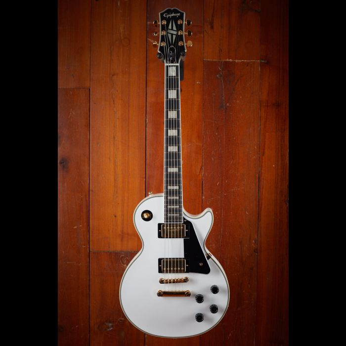 Epiphone Les Paul Custom Ebony Fingerboard Alpine White