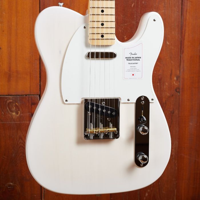 Fender Made in Japan Traditional 50s Telecaster, Maple Fingerboard, White  Blonde