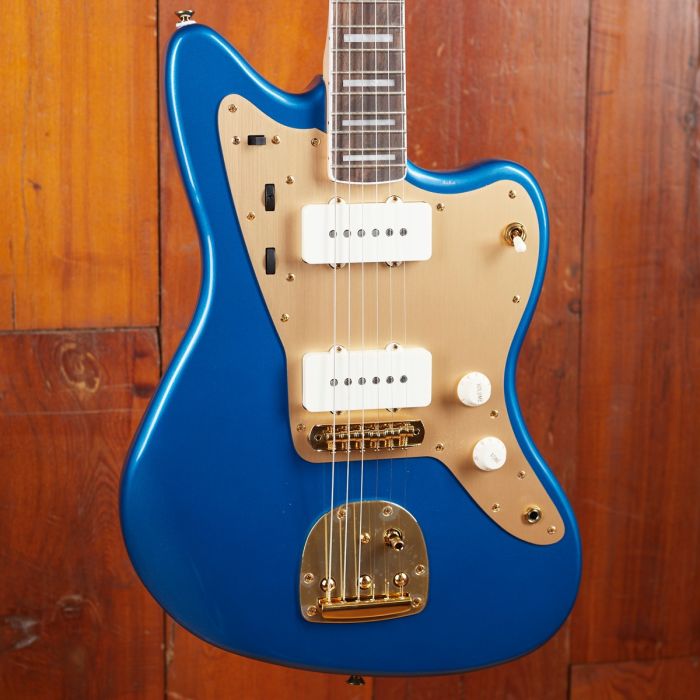 Squier 40th Anniversary Jazzmaster Gold Edition Lake Placid Blue