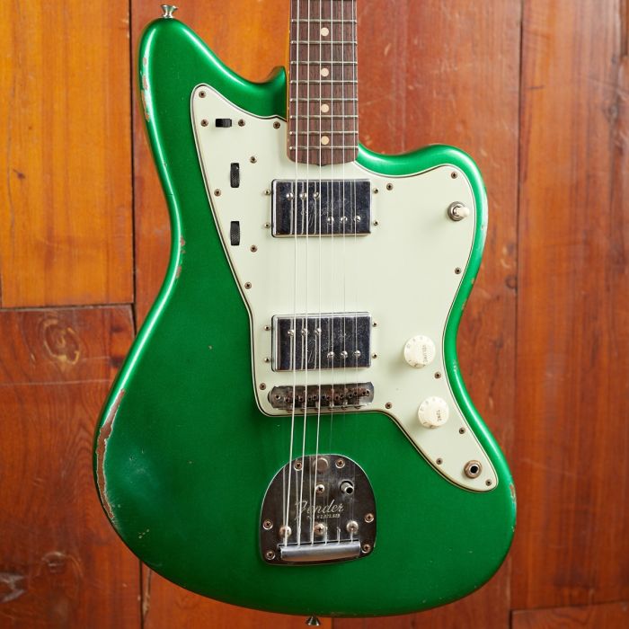 Fender CS 62 Jazzmaster Relic , Cunife widerange HB, Candy Green