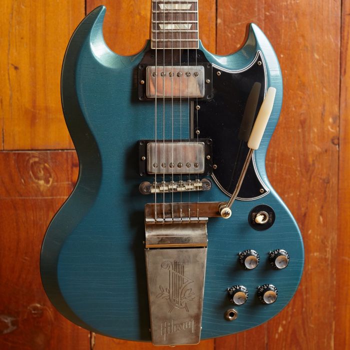 Gibson CS 1964 SG Standard Reissue w/ Maestro, Pelham Blue, Murphy Lab  Ultra Light Aged