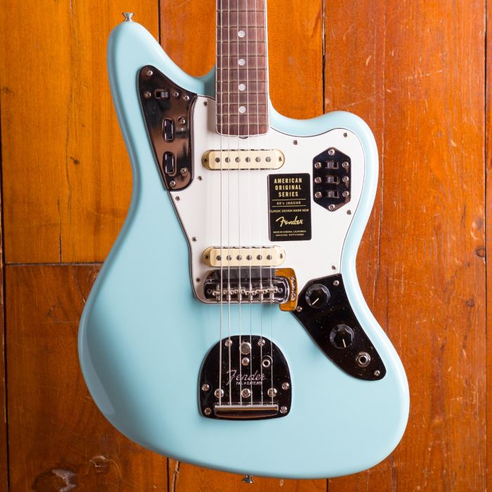 Fender American Original 1960s Jaguar, Rosewood, Daphne Blue