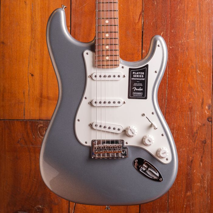 Fender Player Strat Pau Ferro Silver – Max Guitar