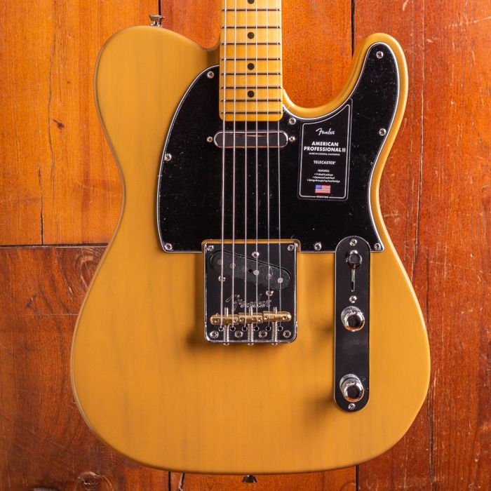 Fender American Professional II Telecaster, Maple Neck, Butterscotch Blonde
