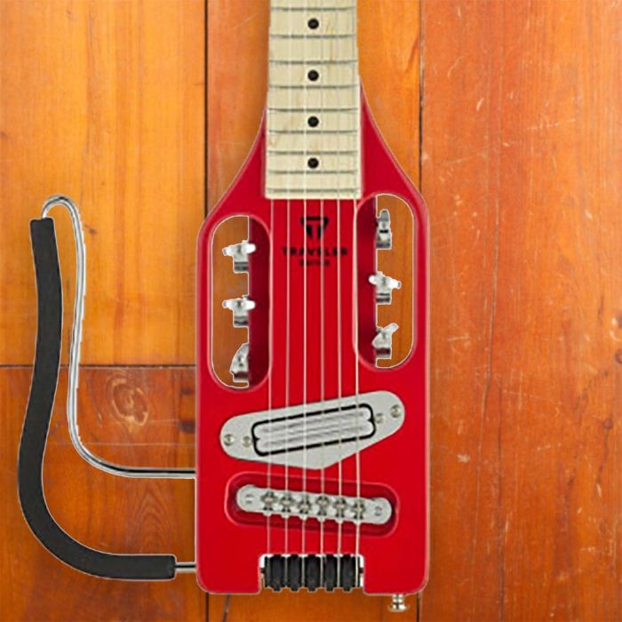 Red　Guitar　Ultra-Light　Lefty,　Electric　Guitar,　–　Max　Traveler　Torino