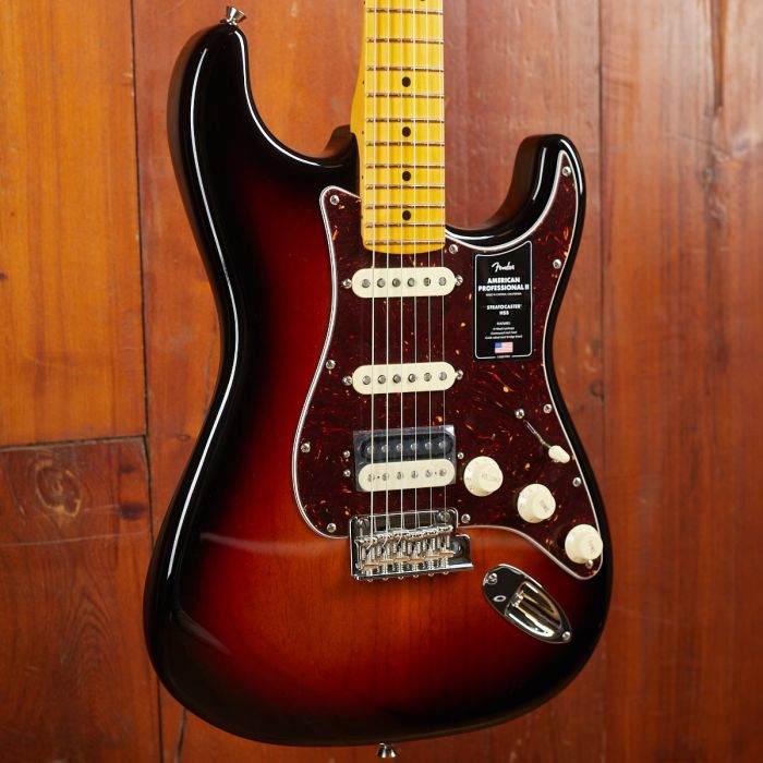 Fender Player Stratocaster HSS Electric Guitar, with 2-Year Warranty,  Black, Maple Fingerboard