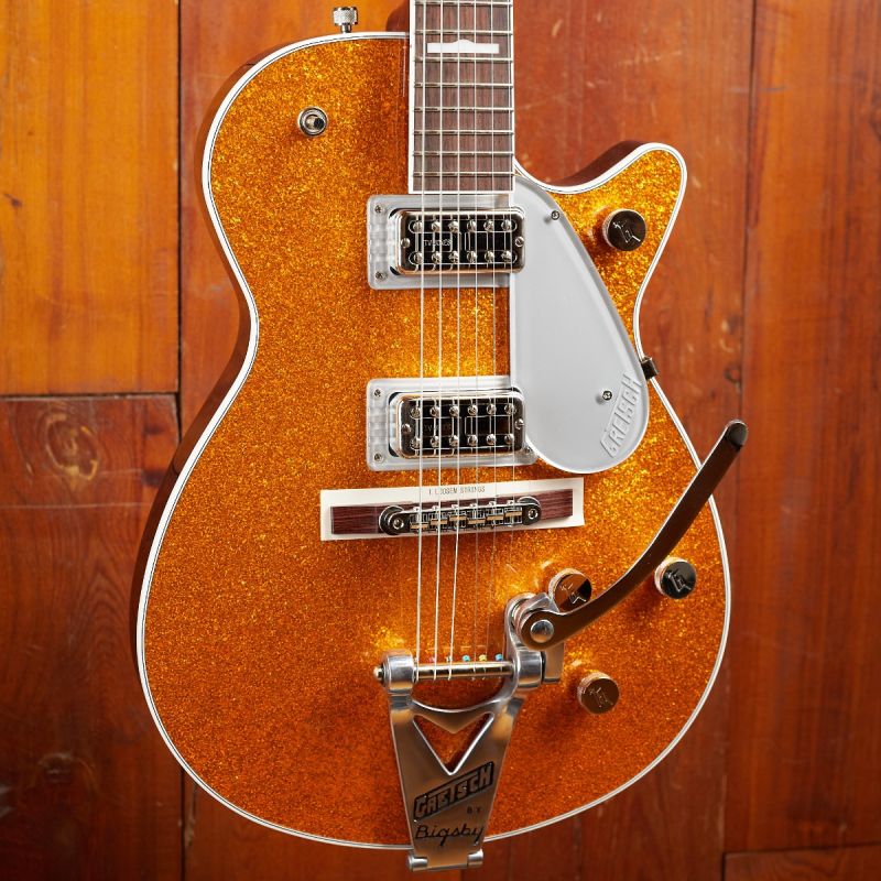 Gretsch G6129T-89VS Sparkle Jet Gold – Elektrische Gitaar | Max Guitar