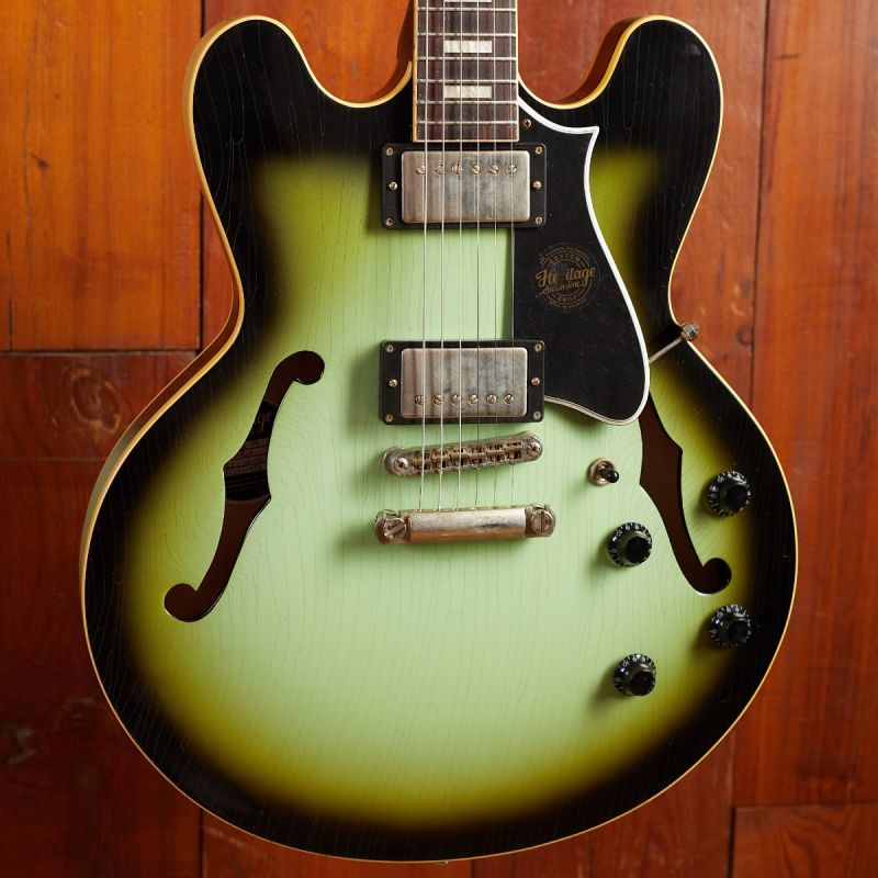 Heritage Custom Core H-535 Green Burst - Artisan Aged – E